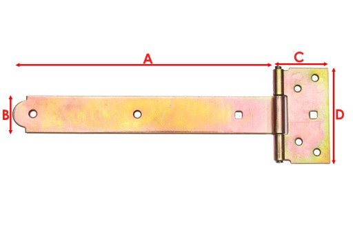 Altánkový pánt na dvere a brány, pozinkovaný, 250 mm