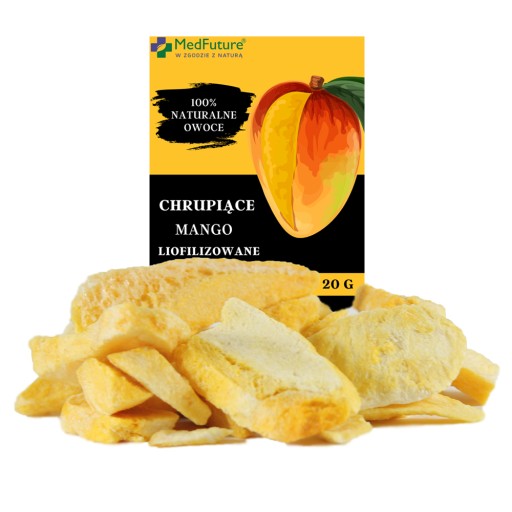 Mrazom sušené mango - lahodné mrazom sušené ovocie