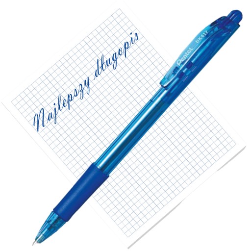 PENTEL BK417 automatické guľôčkové pero modré x 5