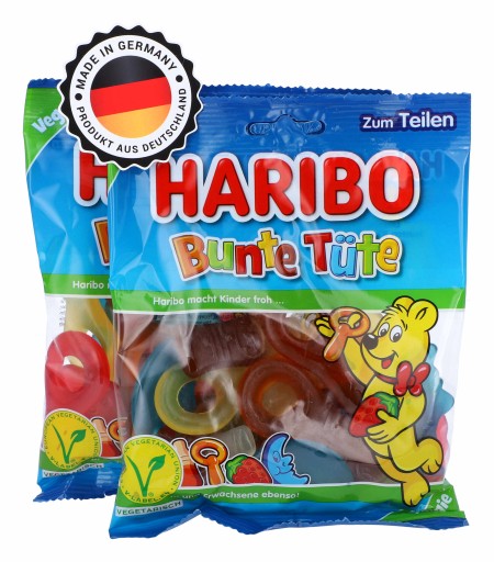 HARIBO ovocné želé Mixy Bunte Tute 175g DE
