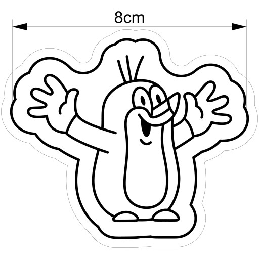 Formička Pečiatka na koláčiky Krtko 1 8cm