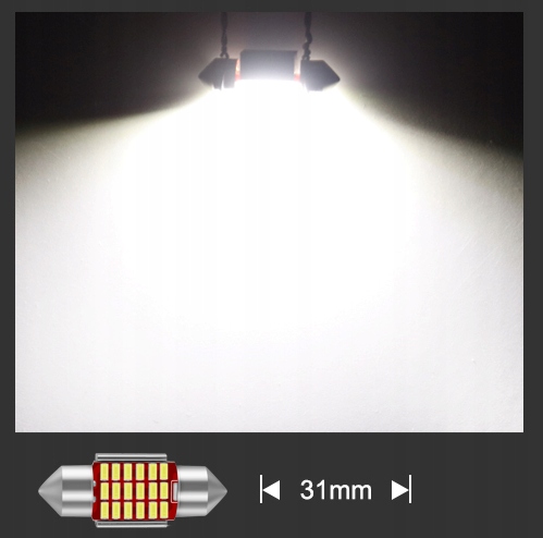 XSTORM LED ŽIAROVKA 31MM TUBE C3W C5W 18SMD CANBUS VÝKONNÝ