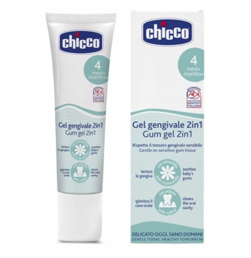 CHICCO MULTIFUNKČNÝ GÉL NA ZUBY 4m+