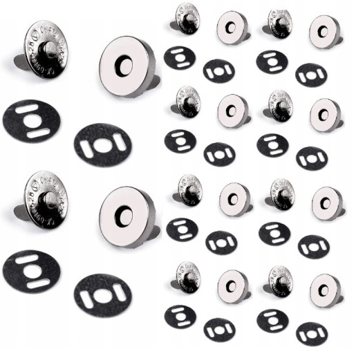 Magnetická spona Sada magnetov Nikel 14mm - 10 ks