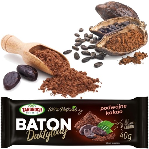 Zdravá datľová tyčinka Double Cocoa Energy from Nature 40g TARGROCH