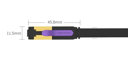 VENTION INTERNETOVÝ KÁBEL LAN KÁBEL RJ45 UTP CAT 7 10GB/S 2M