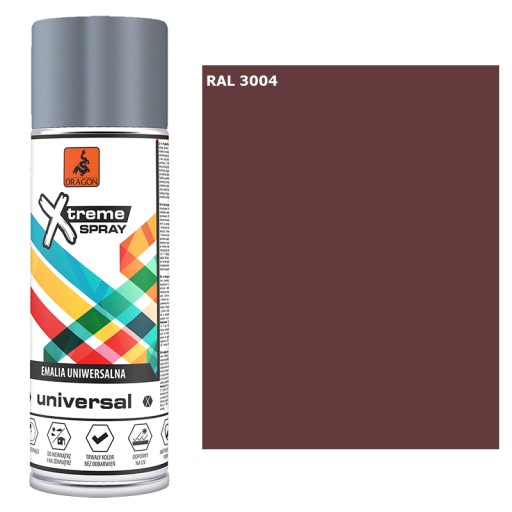 SMALT SPREJ DRAGON 400ML RAL 3004 VIŠŇA