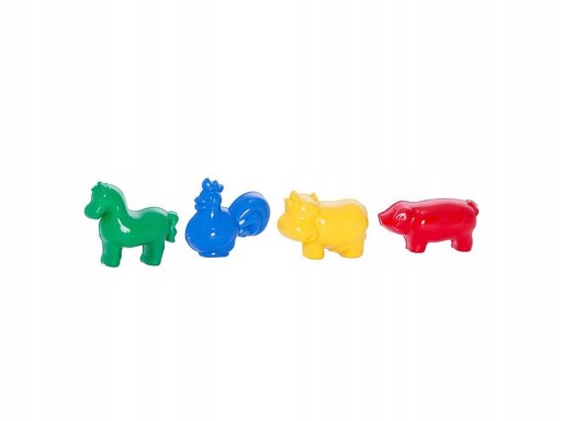 DOPLNKY MINI PIESKOVÉ FORMY - 4 PRVKY