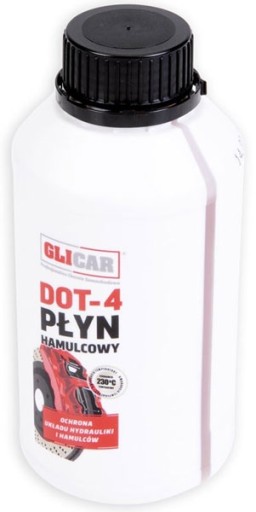 Brzdová kvapalina GLICAR DOT-4 500ml