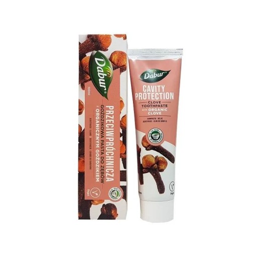 Dabur zubná pasta bez fluoridu s klinčekom pre citlivé zuby