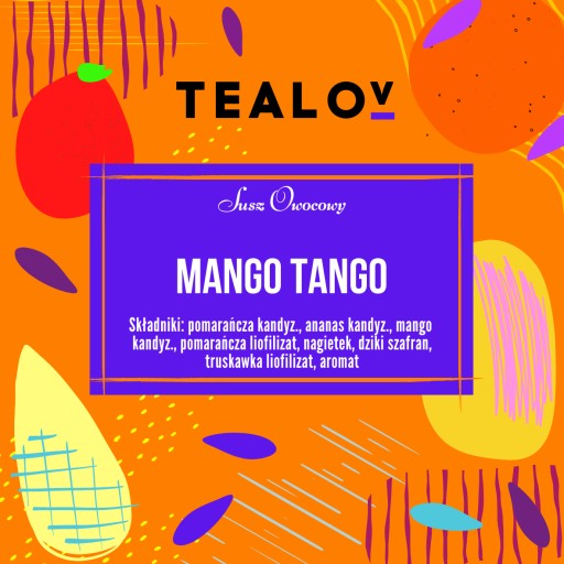 TEALOV čaj, sušené ovocie MANGO TANGO 100G