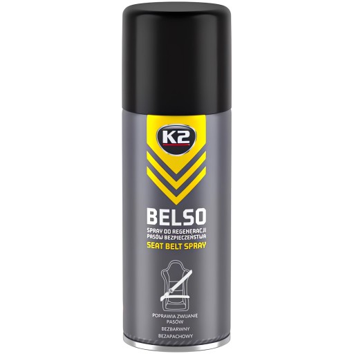 K2 BELSO SPREJ NA REGENERÁCIU BEZPEČNOSTNÝCH PÁSOV znižuje trenie 400ml