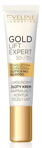 Očný krém Eveline Gold Revita Expert 50+/70+