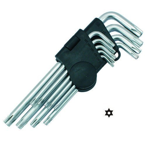 DLHÉ KĽÚČE TORX T-10-15-20-25-27-30-40-45-50 CV