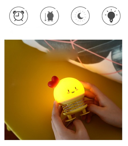 BEZDRÔTOVÁ LED NOČNÁ LAMPA PRE DETI Kuriatko