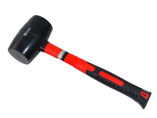 MTX montážne gumené kladivo 450 gr. čierna