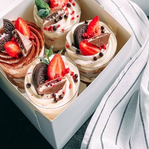 Kraft Smooth Cake Box Wedding Communion 10 ks