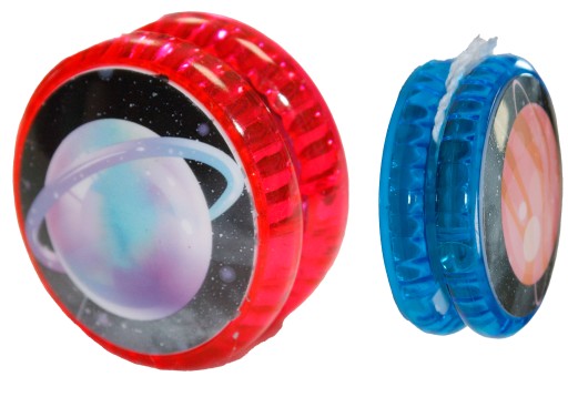 JO-YO JO-YO PLANETS ŽIARIVÉ FAREBNÉ E1684 EMA