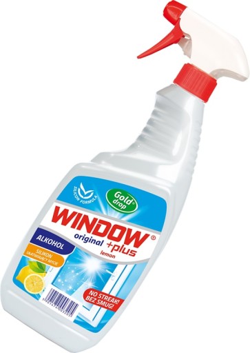 GOLD DROP Window Original +Plus LEMON čistič skla 750 ml