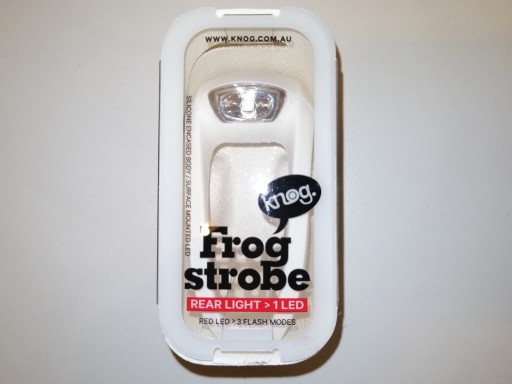 ZADNÉ SVETLO KNOG FROG STROBE LED BIELA -60%