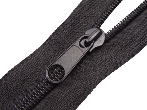 Páska na zips #8, špirála, 1 meter + čierny zips