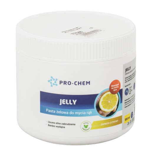 JELLY gélová pasta na umývanie rúk 500ml citrón ÚČINNÁ OHS