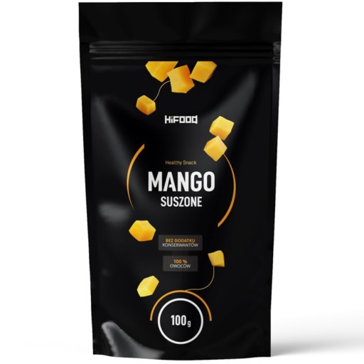 SUŠENÉ MANGO VEĽKÉ BIO Plátky 100g HiFOOD