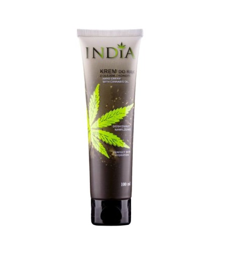 India ochranný krém na ruky s konopným olejom 100
