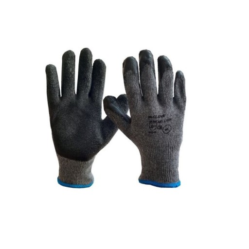 RUKAVICE HAND FLEX ČIERNE PRACOVNÉ RUKAVICE SILNÉ 10