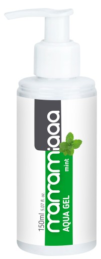 EXTRA AQUA GEL VODNÝ hydratačný gél MINT ANÁLNY/VAGINÁLNY lubrikant 150ml