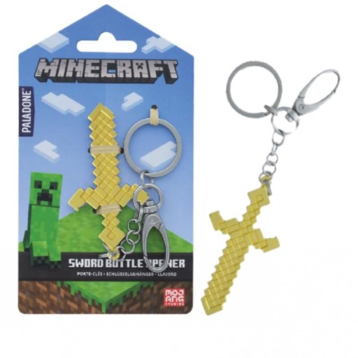 Kľúčenka Minecraft otvárač mečov Paladone