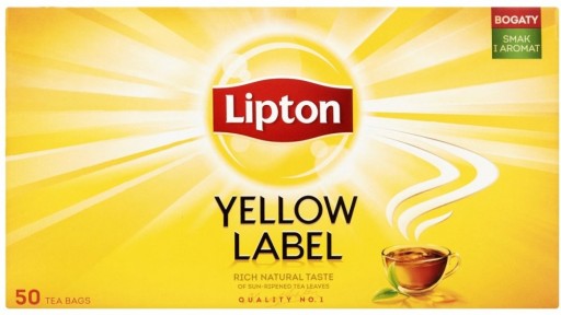 Čajové vrecká Lipton Yellow Label 50 ks