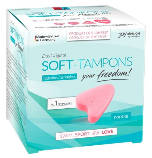 PENOVÉ Soft-TAMPÓNY NORMÁLNE BALENIE PO 3