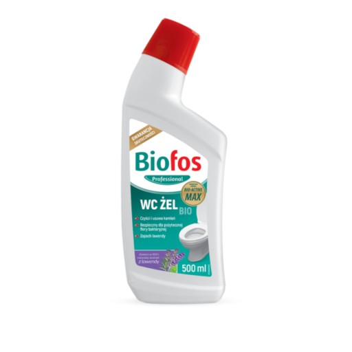 BIOFOS Toaletný gél na WC misy 500 ml STRONG