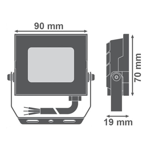 HALOGÉN 10W LED reflektor, REFLEKTOROVÁ LAMPA IP66