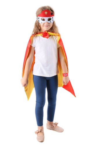 MARSHALL PAW PATROL OUTFIT MASKA + CAPED + ČELENKA PRE DETI