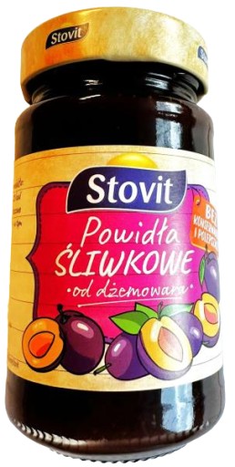 SLIVKOVÝ DŽEM 280 g POĽSKÝ Stovit !Bez konzervantov!