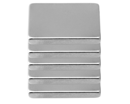 Neodymový magnet MPŁ 10X7X3 N38 sada 5 ks
