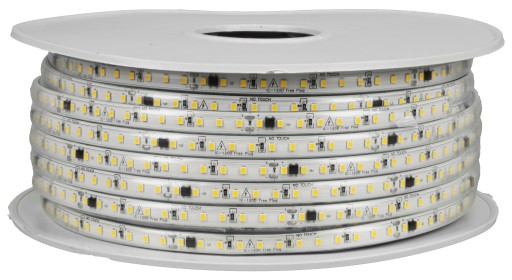 VODEODOLNÝ LED pás HADICA 8 Teplá 230V vonkajšia flexibilná 1M