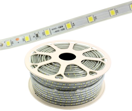 LED pásik 230V 4040 1M Vodotesná hadica na studený pásik