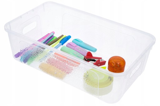 Organizér, plastová nádoba s krytom, 5-litrový box