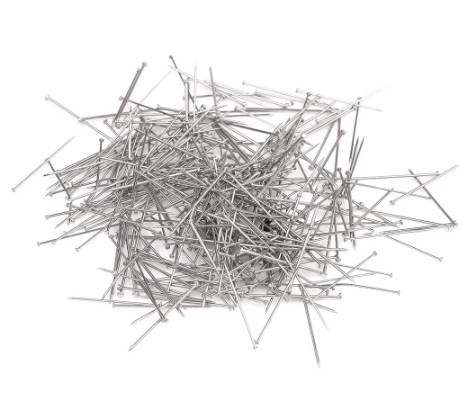 Dlhé krajčírske špendlíky 22 mm, 50 g balenie