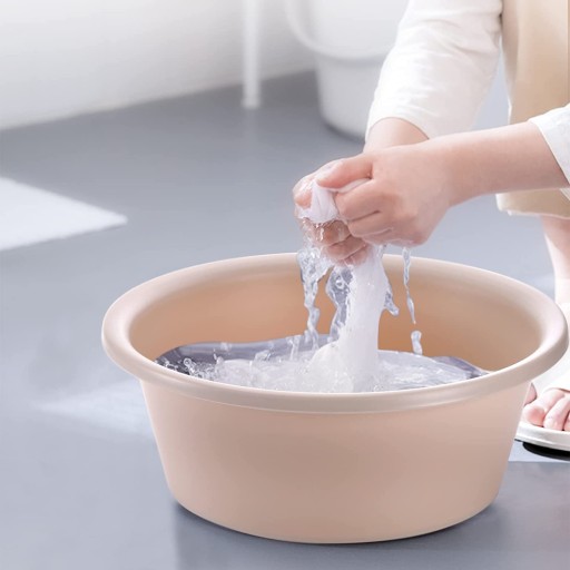 Plastová misa 6,2l 31cm. biela okrúhla hlboká PEVNÝ CERTIFIKÁT PEKNÁ