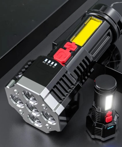 NABÍJAČNÁ BATERKA, HĽADAŤ 5 LED COB USB