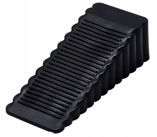Zámok Wedge plastový doraz dverí Čierna