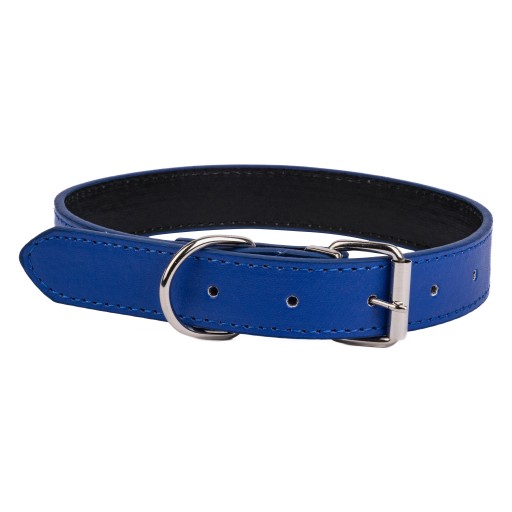 Obojok pre veľkého psa SILVER BUCKLE farby 56cm L