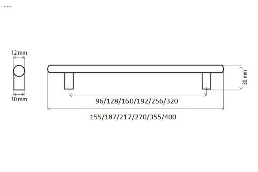 KĽÚČOVÉ zábradlie DR10-0256-0336-BM matná čierna