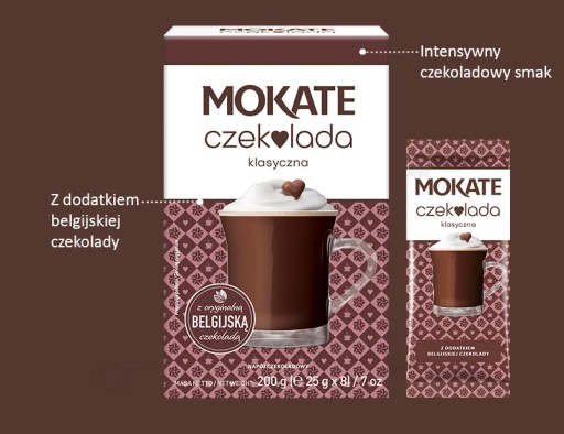 Z NEMECKA Mokate Classic Chocolate Drink 8 vrecúšok