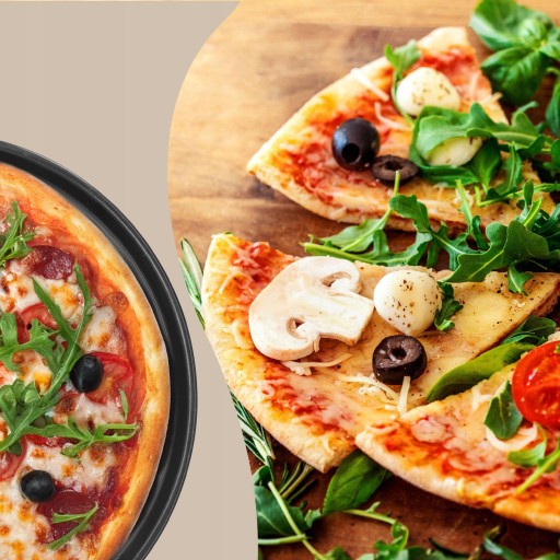 Plech na pečenie PIZZA TANIER 32 cm na torty, oceľový, nepriľnavý