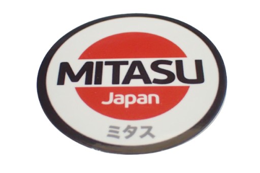 NÁLEPKA MITASU JAPONSKO 4,8 x 4,8 cm
